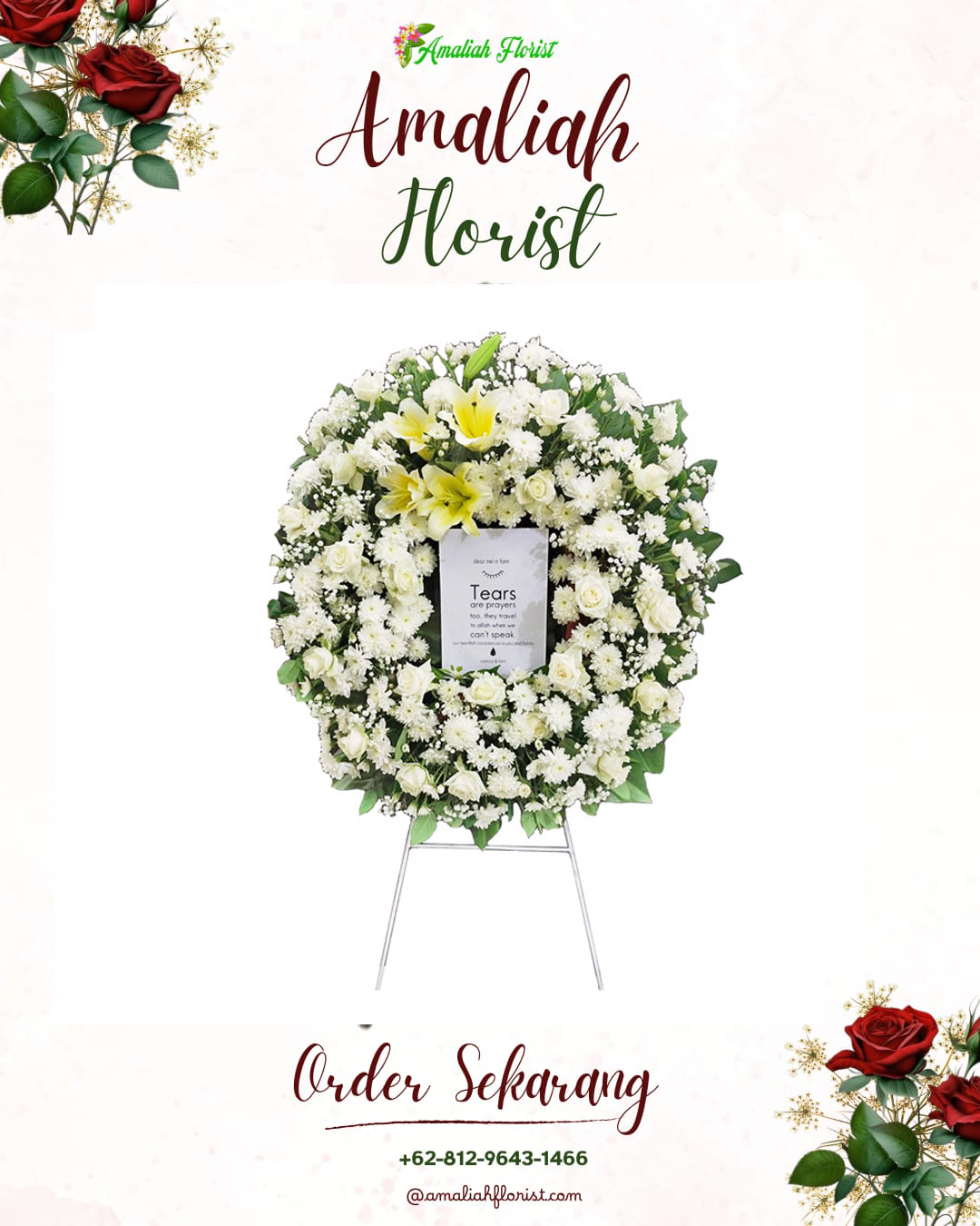 Krans Bunga Duka Lemahabang