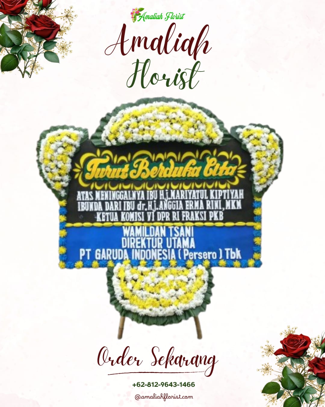 Papan Bunga Duka Lemahabang